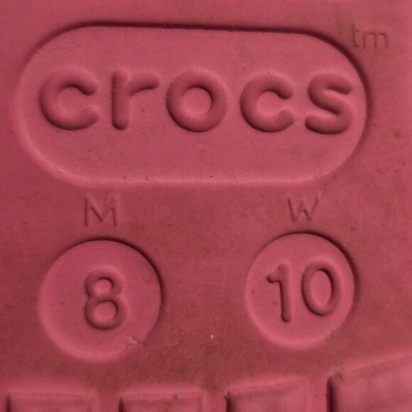 Womens Size 10 - Crocs Classic Clogs Magenta Pink Unisex Mens 8 - Picture 9 of 9